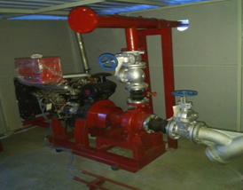 Instalasi pompa hydrant
